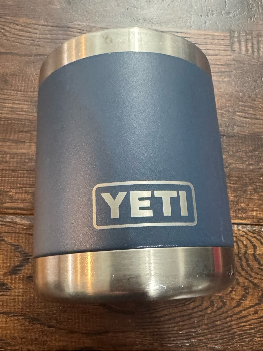 YETI Navy Blue Stainless Steel Insulated Wine Tumbler